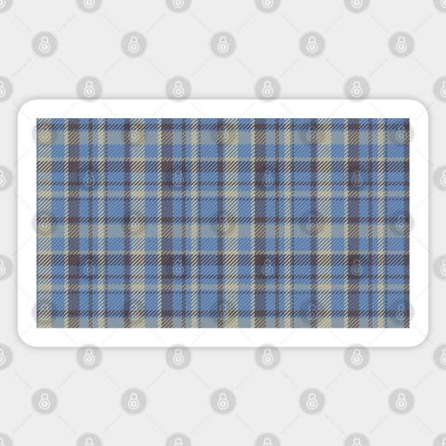 Gray Scottish of Pattern Sticker by MarjanShop